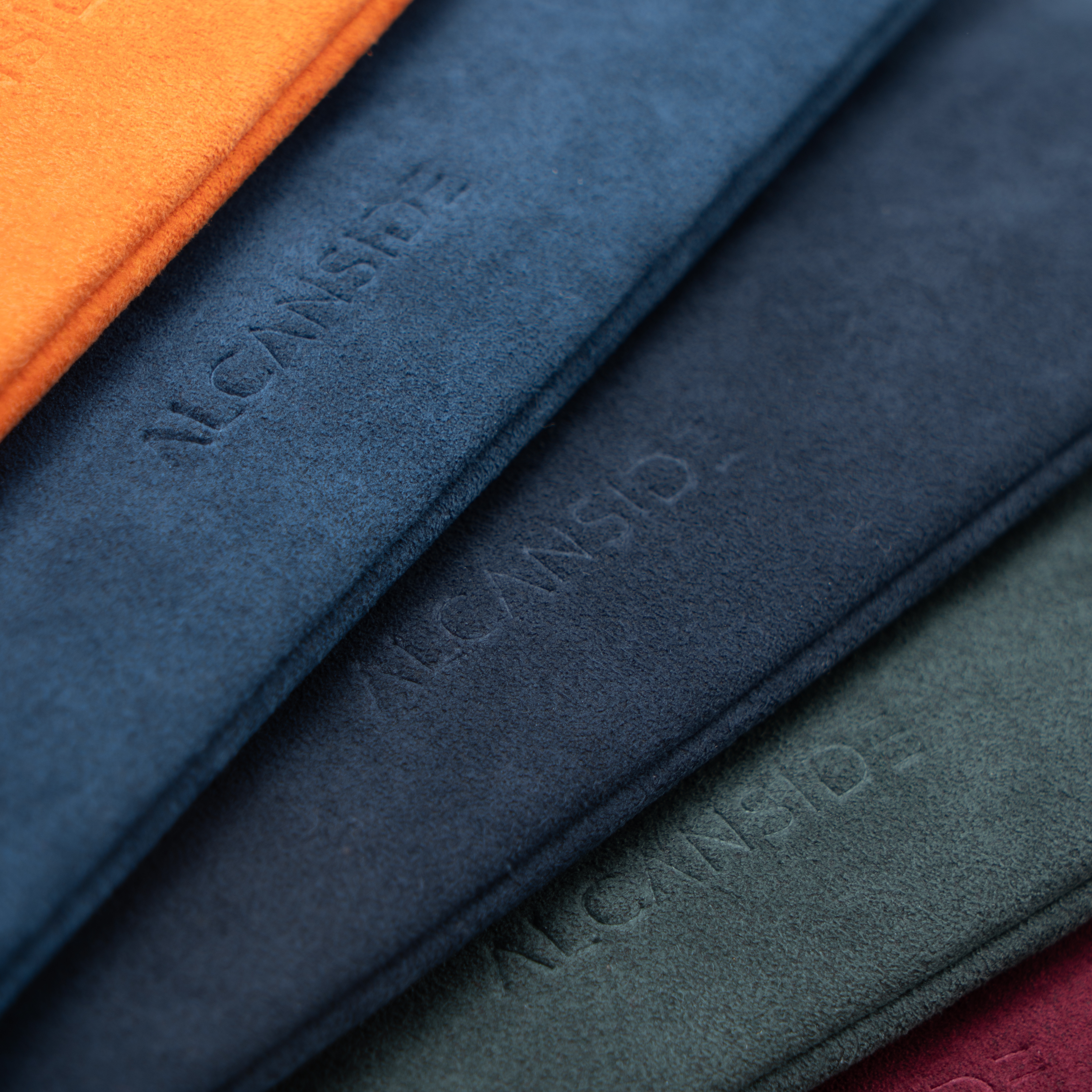 Alcantara Pouch - Midnight Green