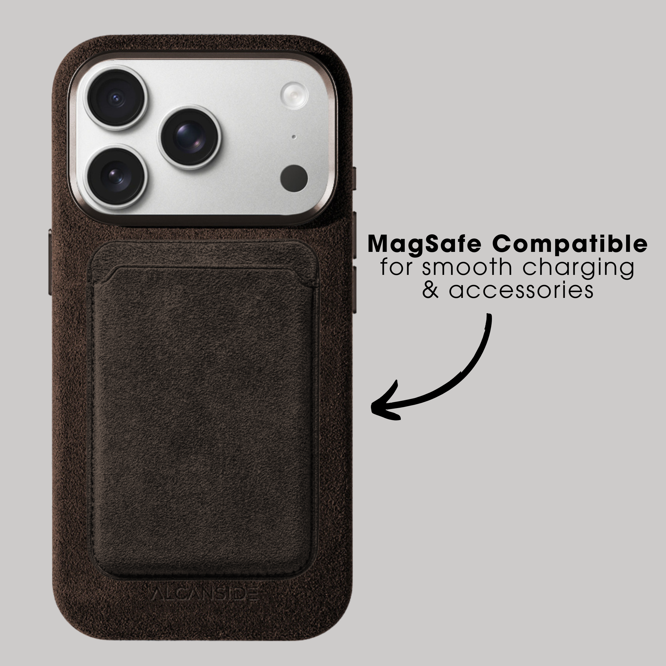 iPhone 17 Pro Max - Alcantara Case - Chocolate Brown