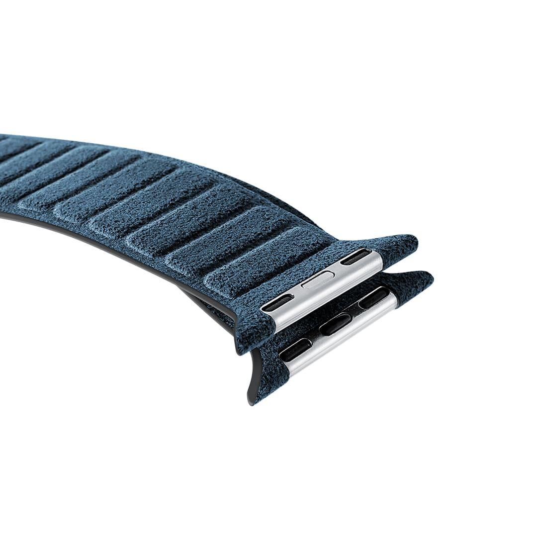 Alcantara Apple Watch Bandje - Ocean Blue - 38/40/41mm