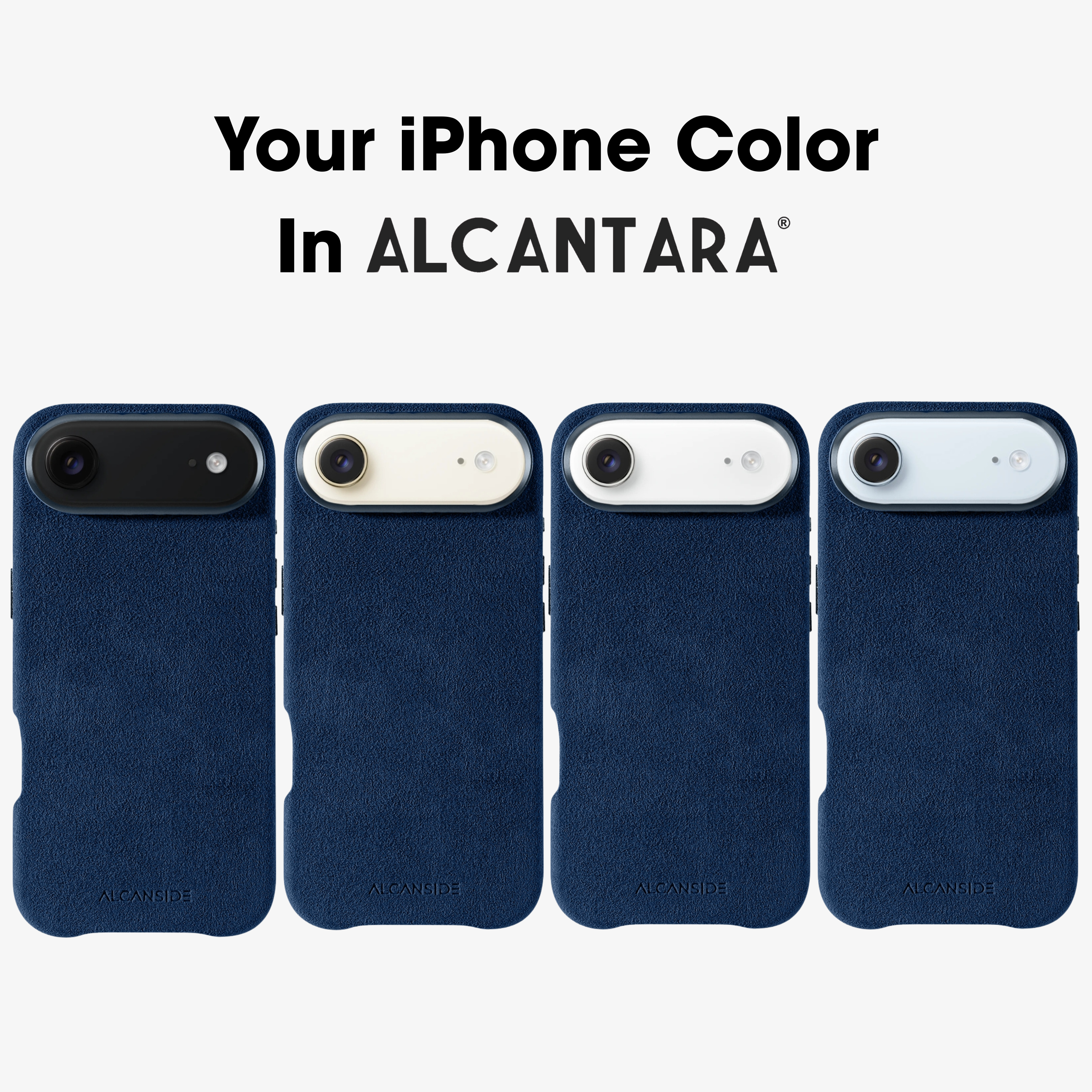 iPhone 17 Air - Alcantara Case - Navy Blue