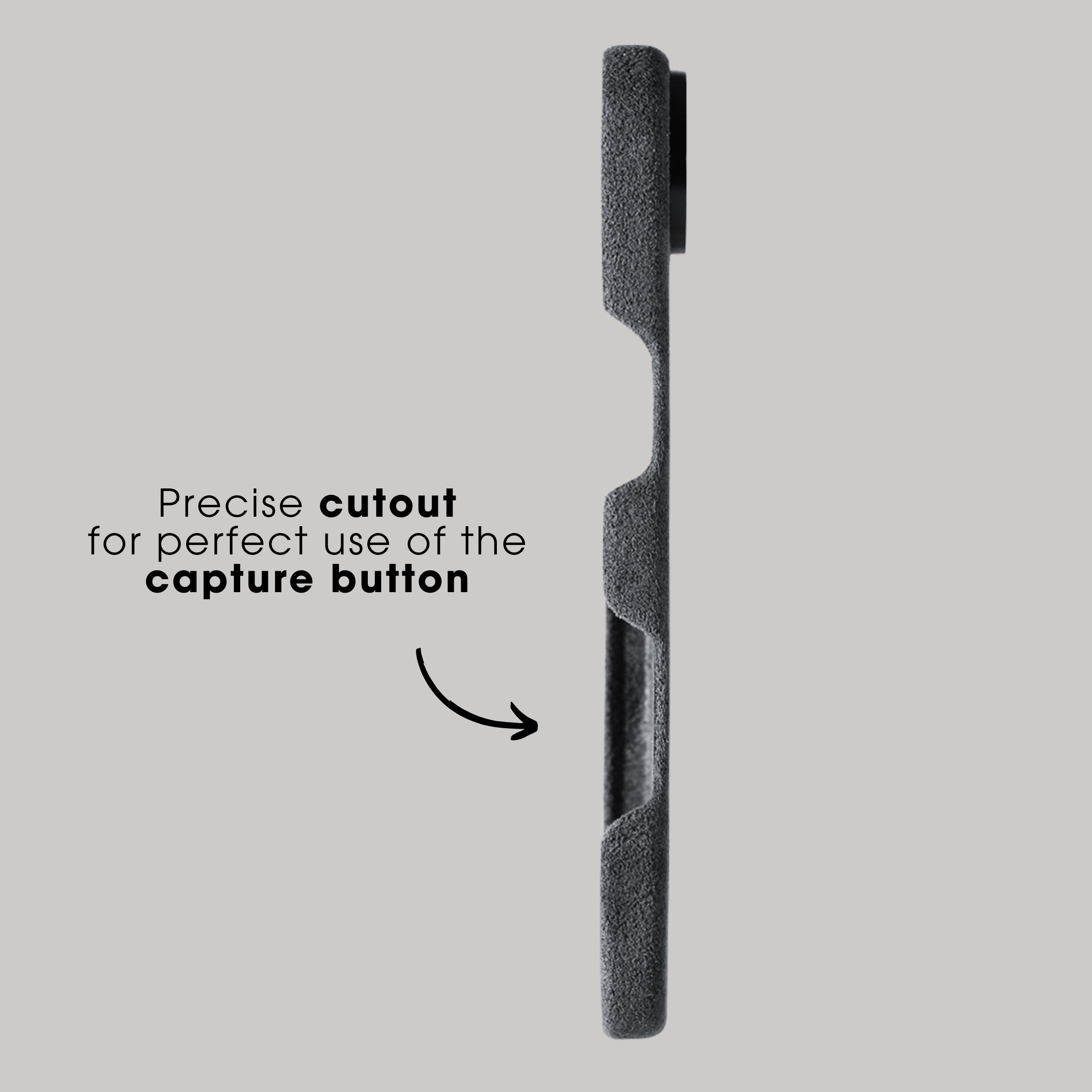 iPhone 17 Air - Alcantara Case - Space Grey