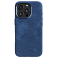 iPhone 16 Pro Max – Alcantara-Hülle – Meerblau