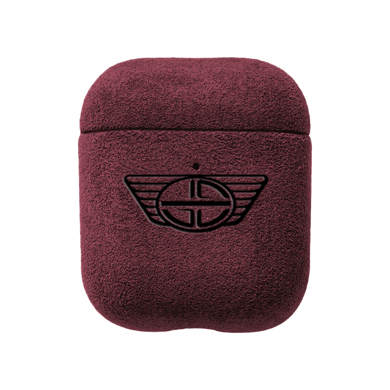 Donkervoort - AirPods 1/2 Gen Alcantara Case - Red - Alcanside