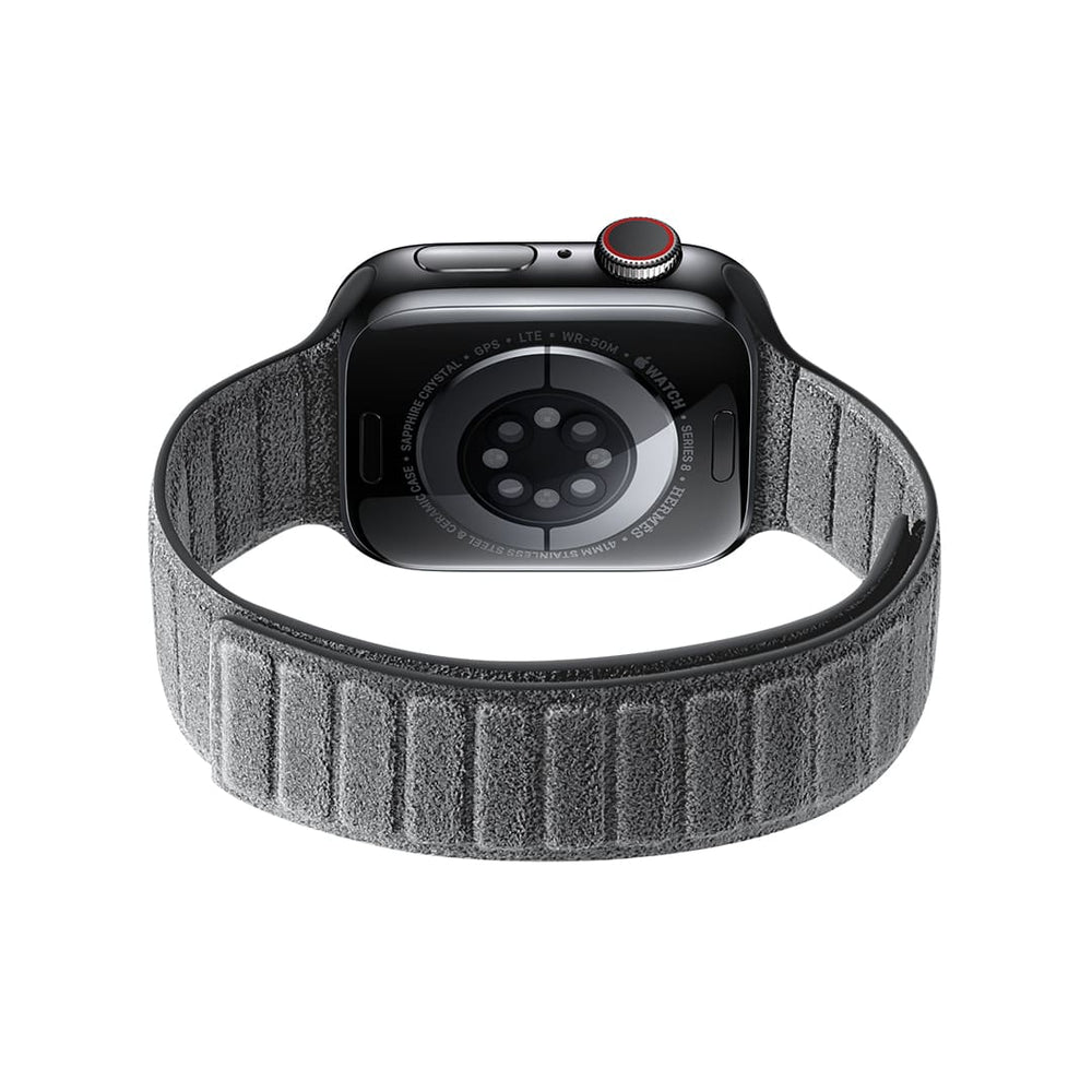Alcantara Apple Watch Armband - Nardograu -  42/44/45mm & Ultra (49mm)