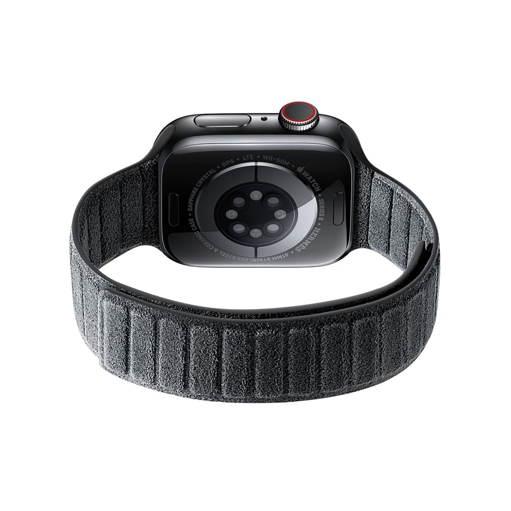 Alcantara Apple Watch Armband – Space Grau – 38/40/41 mm