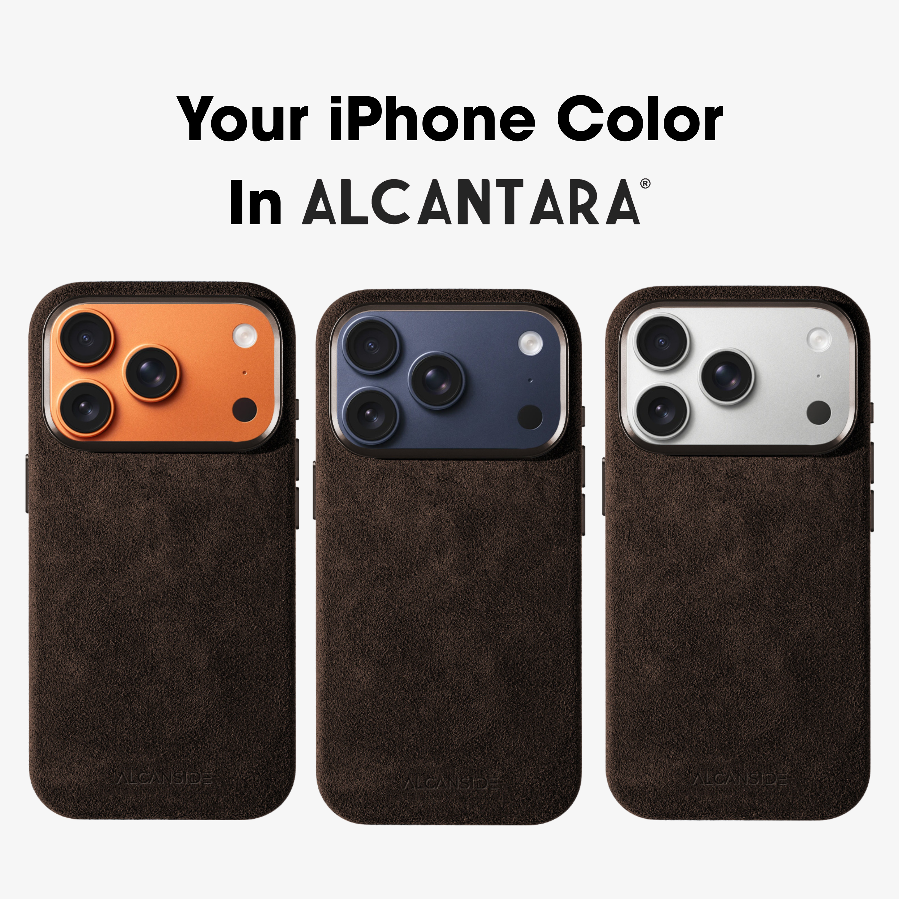 iPhone 17 Pro Max - Alcantara Case - Chocolate Brown
