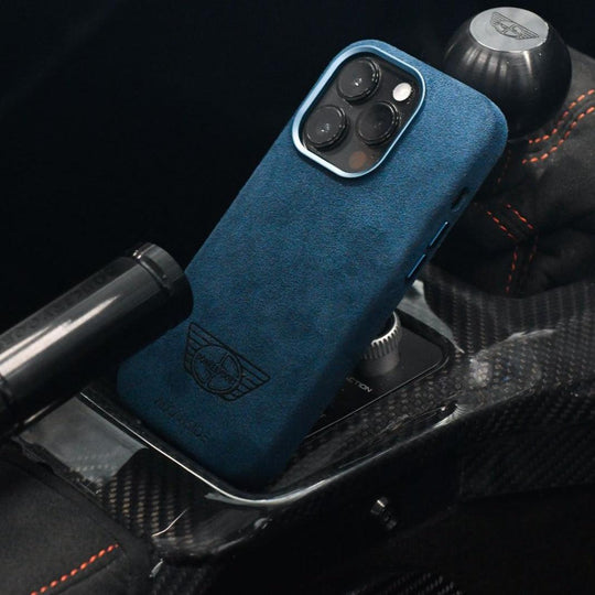 Donkervoort F22 - iPhone Alcantara Case - Ocean blue - Alcanside