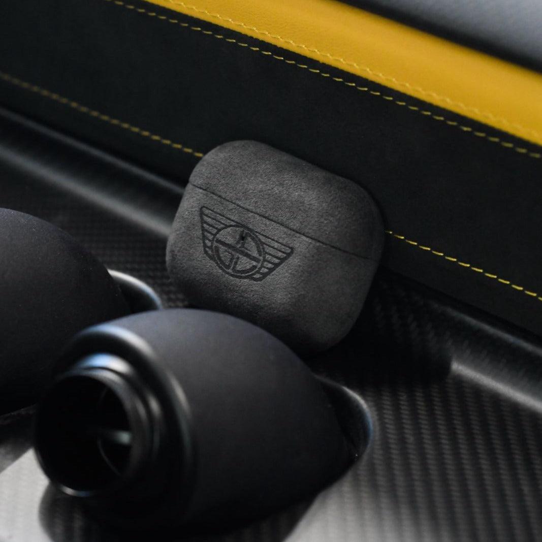 Donkervoort - AirPods Pro Alcantara Case - Space Grey - Alcanside