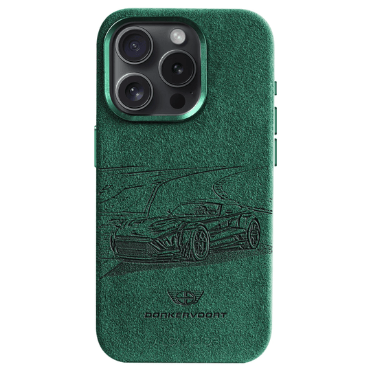 Donkervoort F22 Limited Edition Spa-Francorchamps - iPhone Alcantara Case - Midnight Green - Alcanside