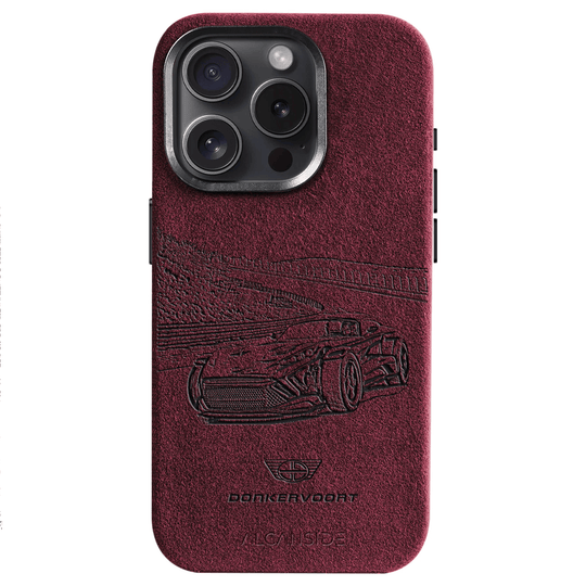 Donkervoort F22 Limited Edition Zandvoort 2 - iPhone Alcantara Case - Red - Alcanside