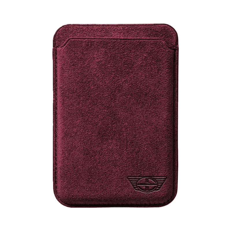 Donkervoort - Alcantara MagSafe Wallet - Red - Alcanside