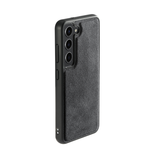 Samsung Galaxy S23 Plus - Alcantara Back Cover - Space Grey