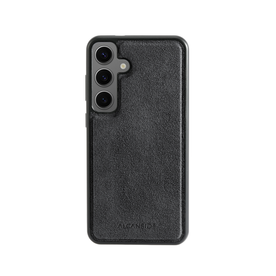 Samsung Galaxy S24 Plus - Alcantara Back Cover - Space Grey