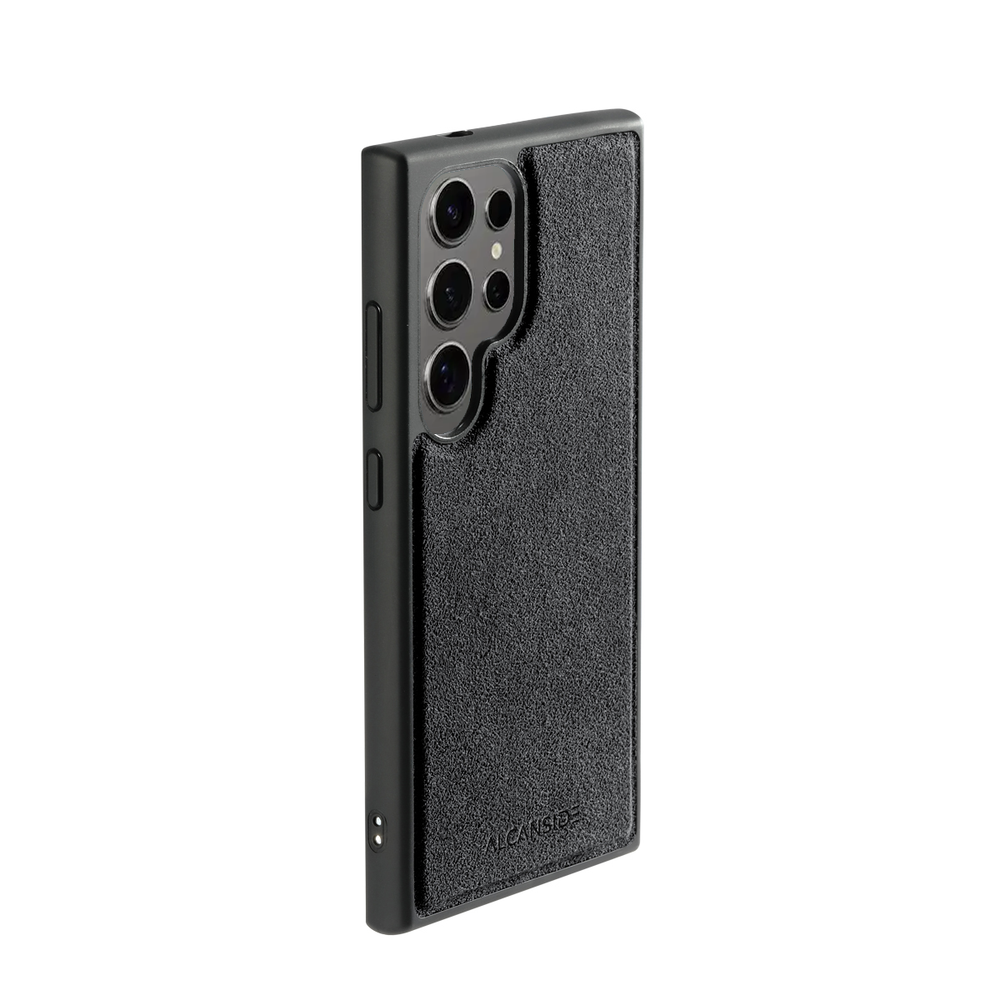 Samsung Galaxy S24 Ultra - Alcantara Back Cover - Space Grey