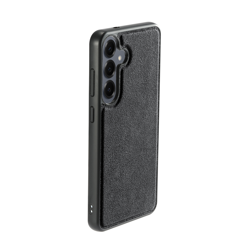 Samsung Galaxy S24 Plus - Alcantara Back Cover - Space Grey