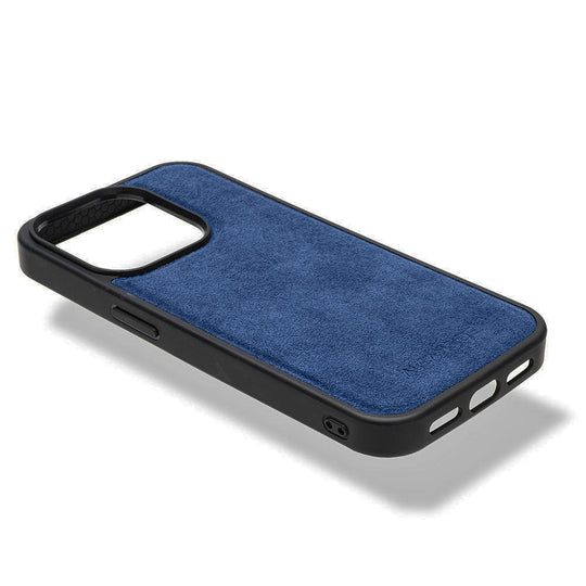 iPhone 15 Pro Max - Alcantara Back Cover - Ocean Blue