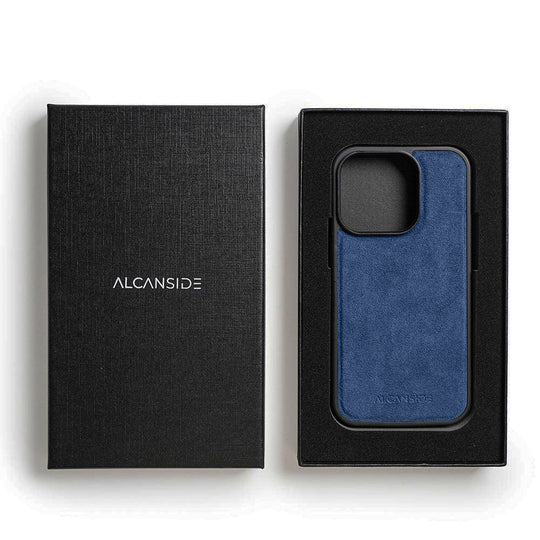 iPhone 15 Pro Max - Alcantara Back Cover - Ocean Blue