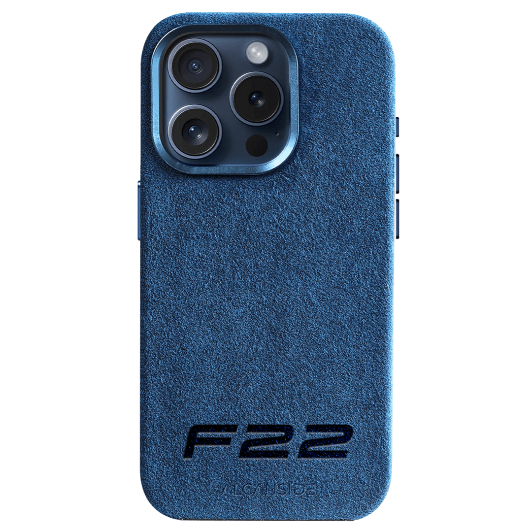 Donkervoort F22 - iPhone Alcantara Case - Ocean blue - Alcanside