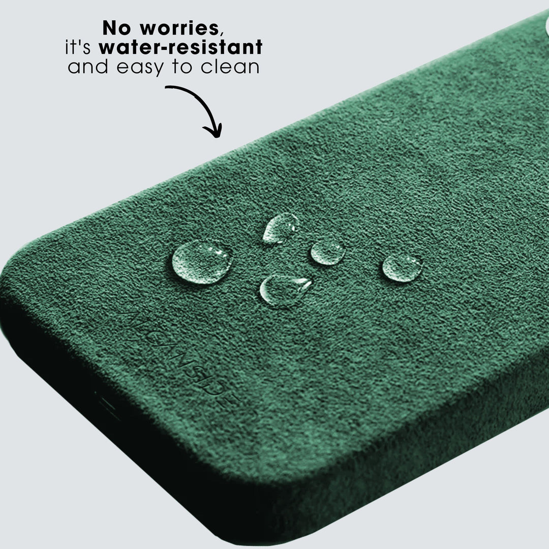 iPhone 15 Plus - Alcantara Case- Midnight Green - Alcanside