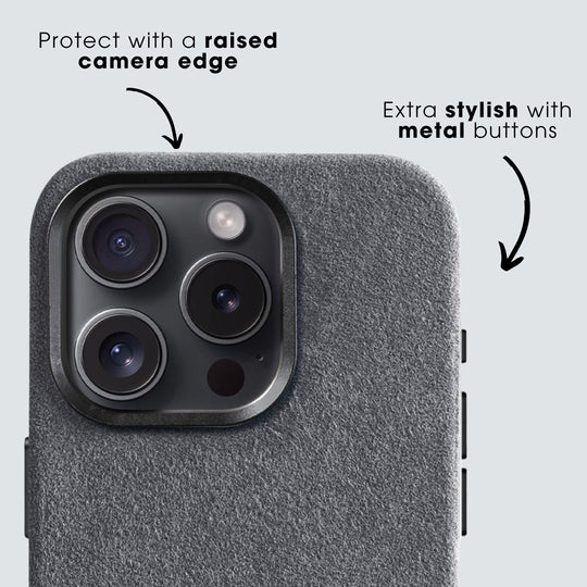 iPhone 13 Pro - Alcantara Case - Nardo Gray - Alcanside