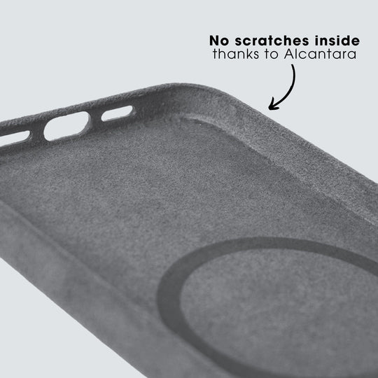 iPhone 15 Pro Max - Alcantara Case - Nardo Gray - Alcanside