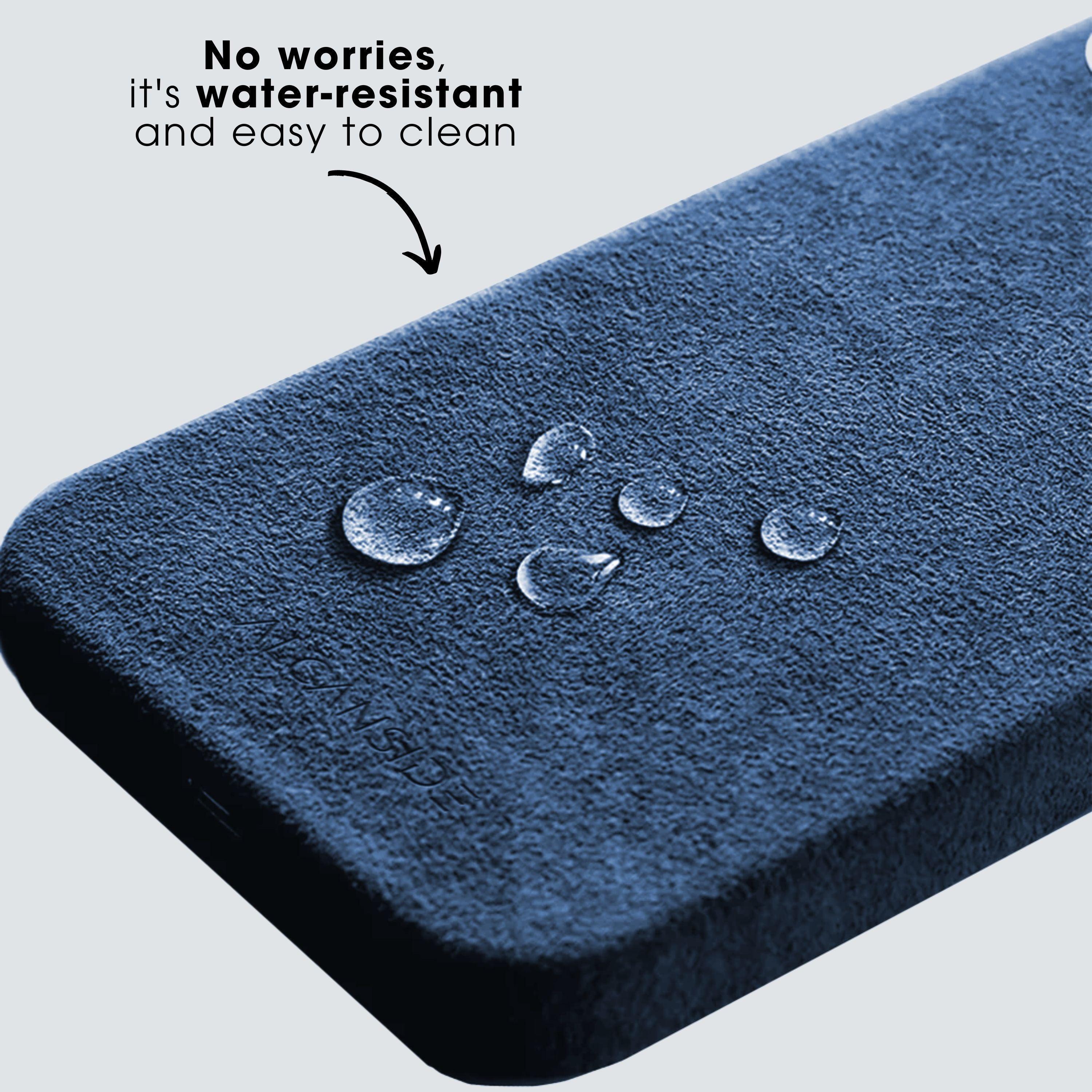 iPhone 14 Plus - Alcantara Case - Ocean blue - Alcanside