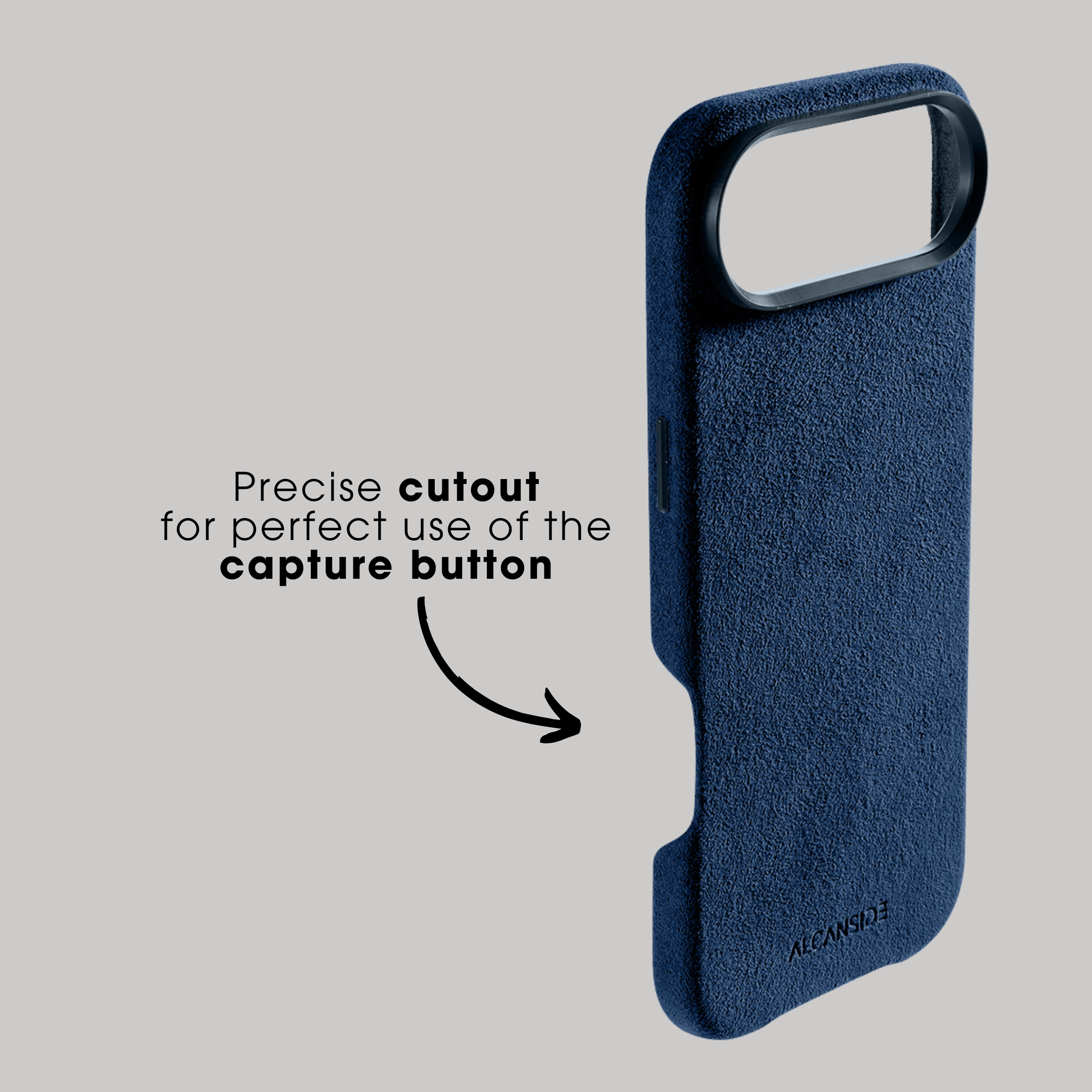 iPhone 17 Air - Alcantara Case - Navy Blue