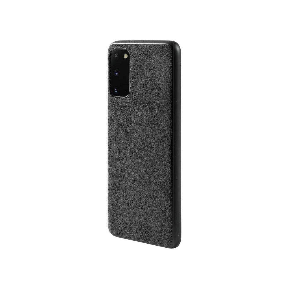 Samsung Galaxy S20 - Alcantara Back Cover - Space Grey - Alcanside