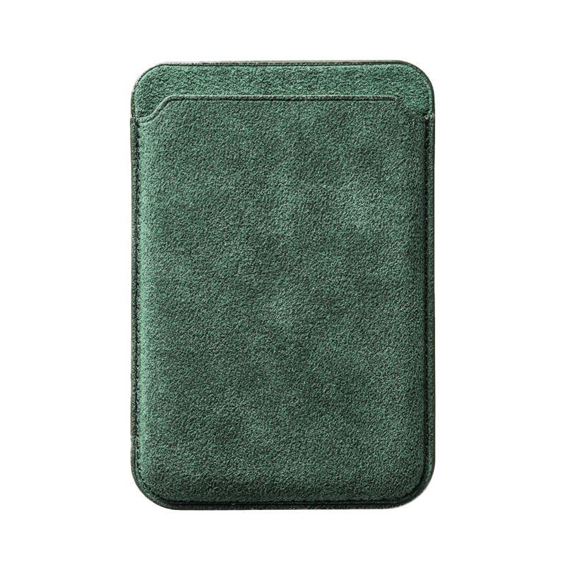 Alcantara MagSafe Wallet - Midnight Green - Alcanside