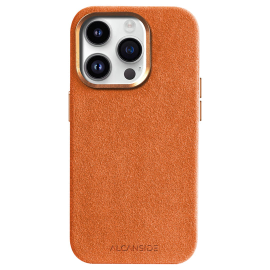 Limited Edition - iPhone 14 Plus - Alcantara Case - Orange - Alcanside