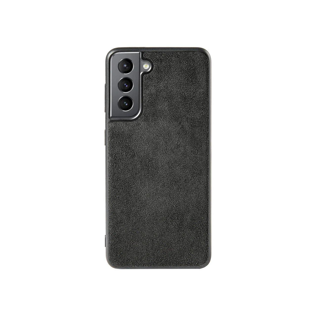 Samsung Galaxy S21 Plus - Alcantara Back Cover - Space Grey - Alcanside